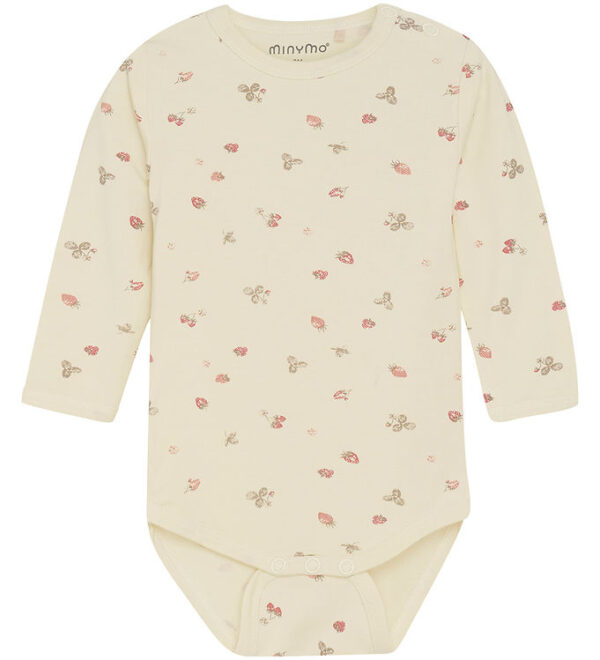 Minymo Body Læ - Viskose - Strawberry Ice M Jordbær