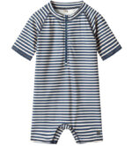 Wheat Badeheldragter - Uv40 - Cas - Indigo Stripe