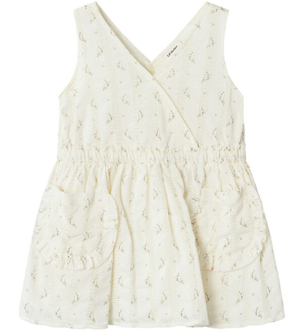 Lil Atelier Kjole - Nmfjinna - Coconut Milk M Blomster