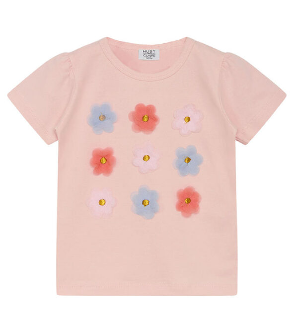 Hust And Claire T-shirt - Aliana - Icy Pink M Blomster