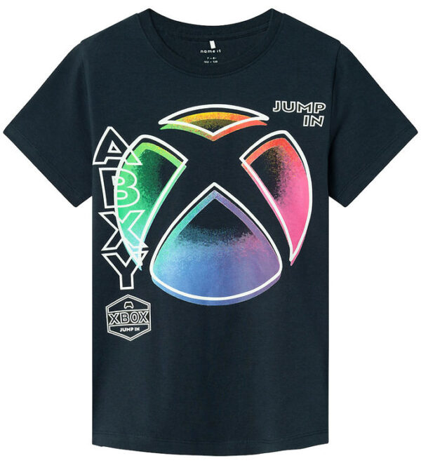 Name It T-shirt - Nkmjiki Xbox - Dark Sapphire M Print