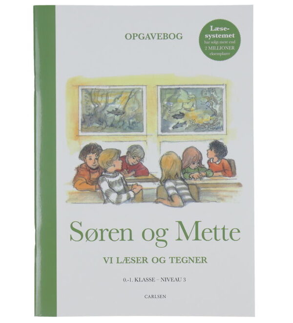 Forlaget Carlsen Opgavebog - Søren Og Mette Vi Læser Og Tegner -