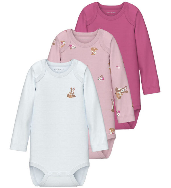 Name It Body Læ - Noos - Nbfbody - 3-pak - Ibis Rose