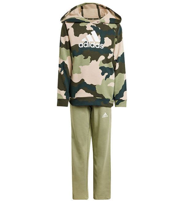 Adidas Performance Sweatsæt - Lk Camo Hd - Grønbeige