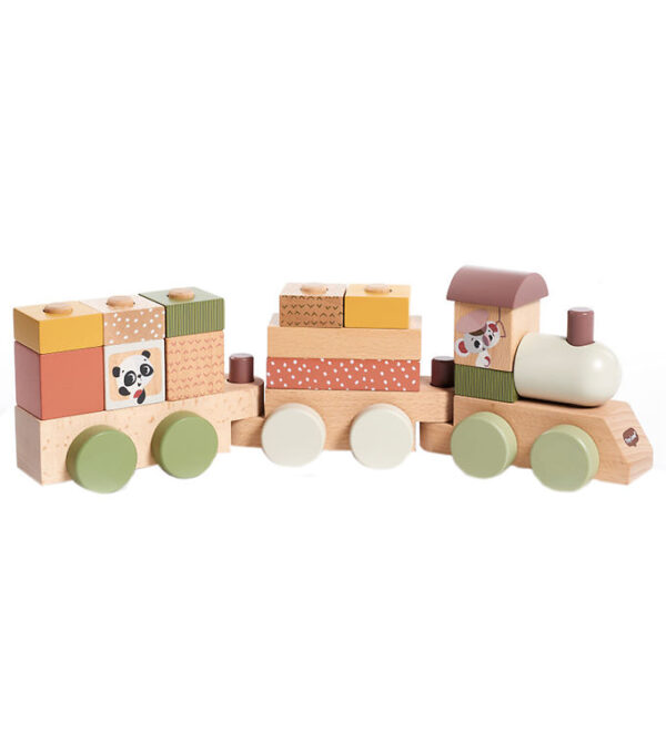 Tiny Love Tog - Træ - Stacking Train