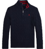 Polo Ralph Lauren Bluse M Lynlås - Strik - Navy