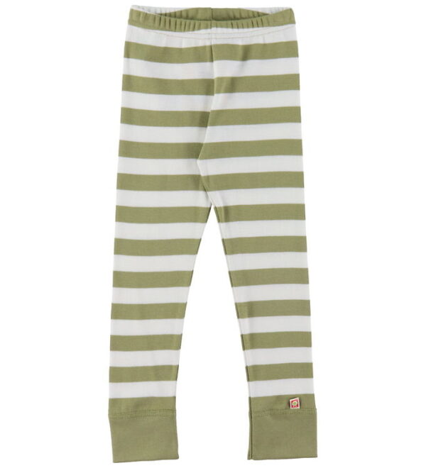 Katvig Leggings - Grønhvid Stribet