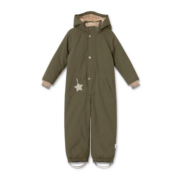 Wanni Fleeceforet Flyverdragt - Olive Night - 110