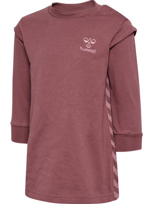 Olga Sweat Kjole - Rose Brown - 80