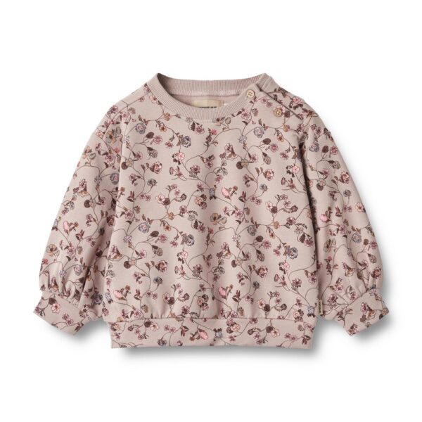 Sweatshirt Langærmet Lia - Dry Rose Flower Vine - 92