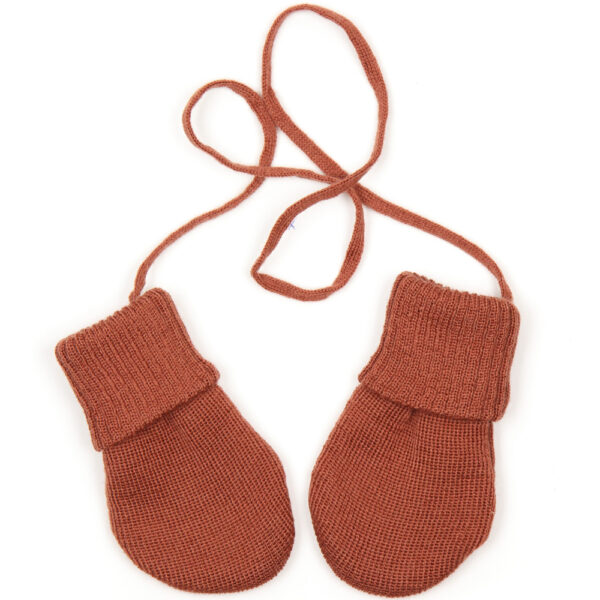 Organic Mitty Merino Uld Babyvanter 6-12 Mdr