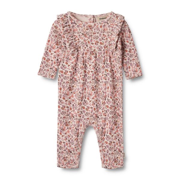 Jumpsuit Langærmet Kira - Pale Rose Flowers - 86