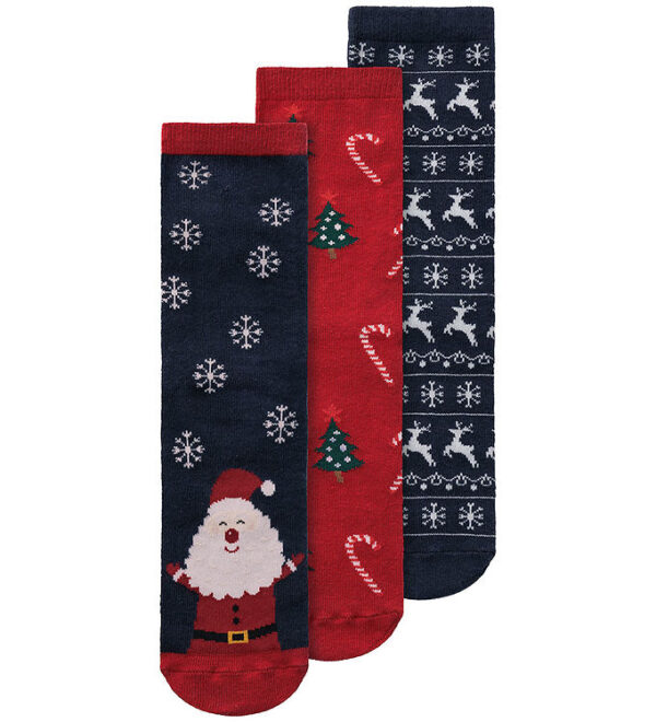 Name It Strømper - Nknrichristmas - 3-pak - Dark Sapphirejester