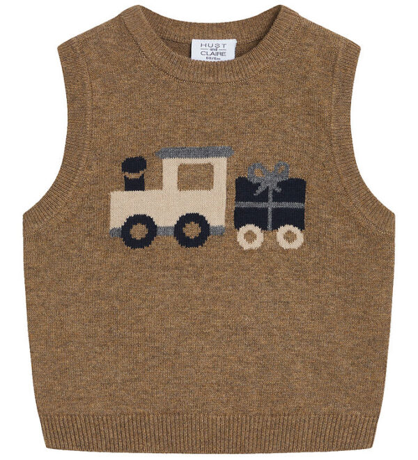 Hust And Claire Vest - Strik - Perry - Coffee Melange