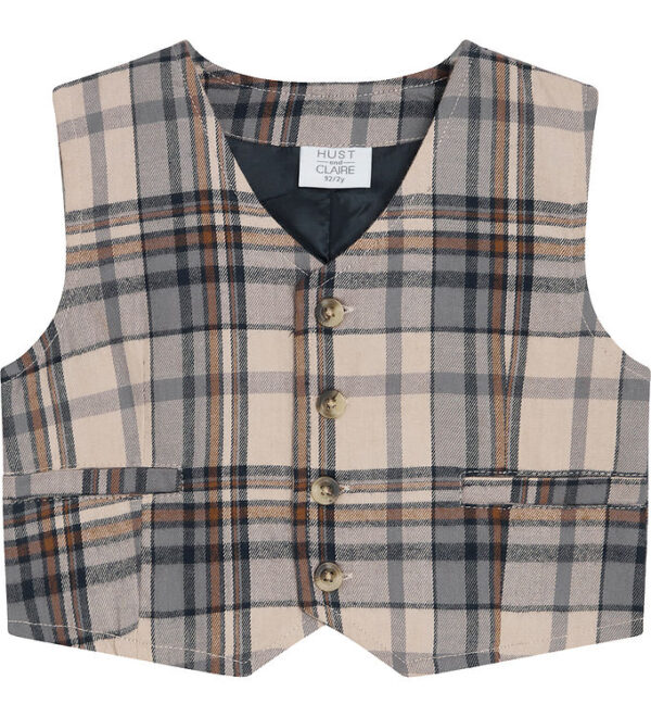 Hust And Claire Vest - Eich - Doeskin