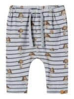 Lil Atelier Geo Loose Pant - Harbor Mist - 56 Cm