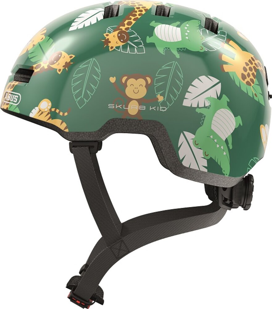 Hjelm Skurb Kid Green Jungle S