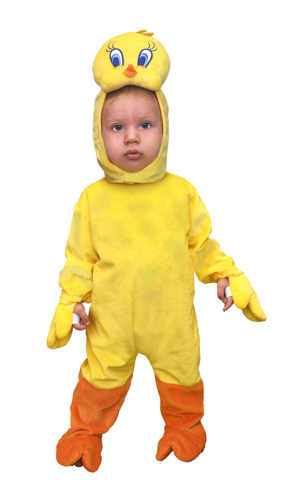 Tweety Kostume Piphans - Gul - 1-2 år