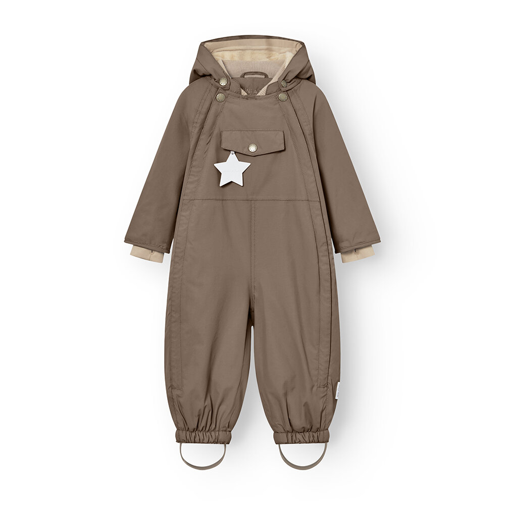 Wisti Fleeceforet Flyverdragt - Morel Grey - 86
