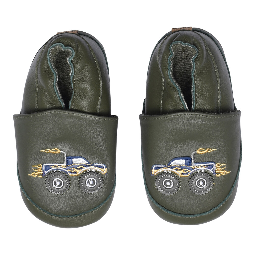 Hjemmesko M Monstertruck - Dark Olive - 1619