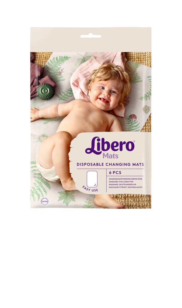 Libero Skifteunderlag - Praktisk og Hygiejnisk 6 stk.