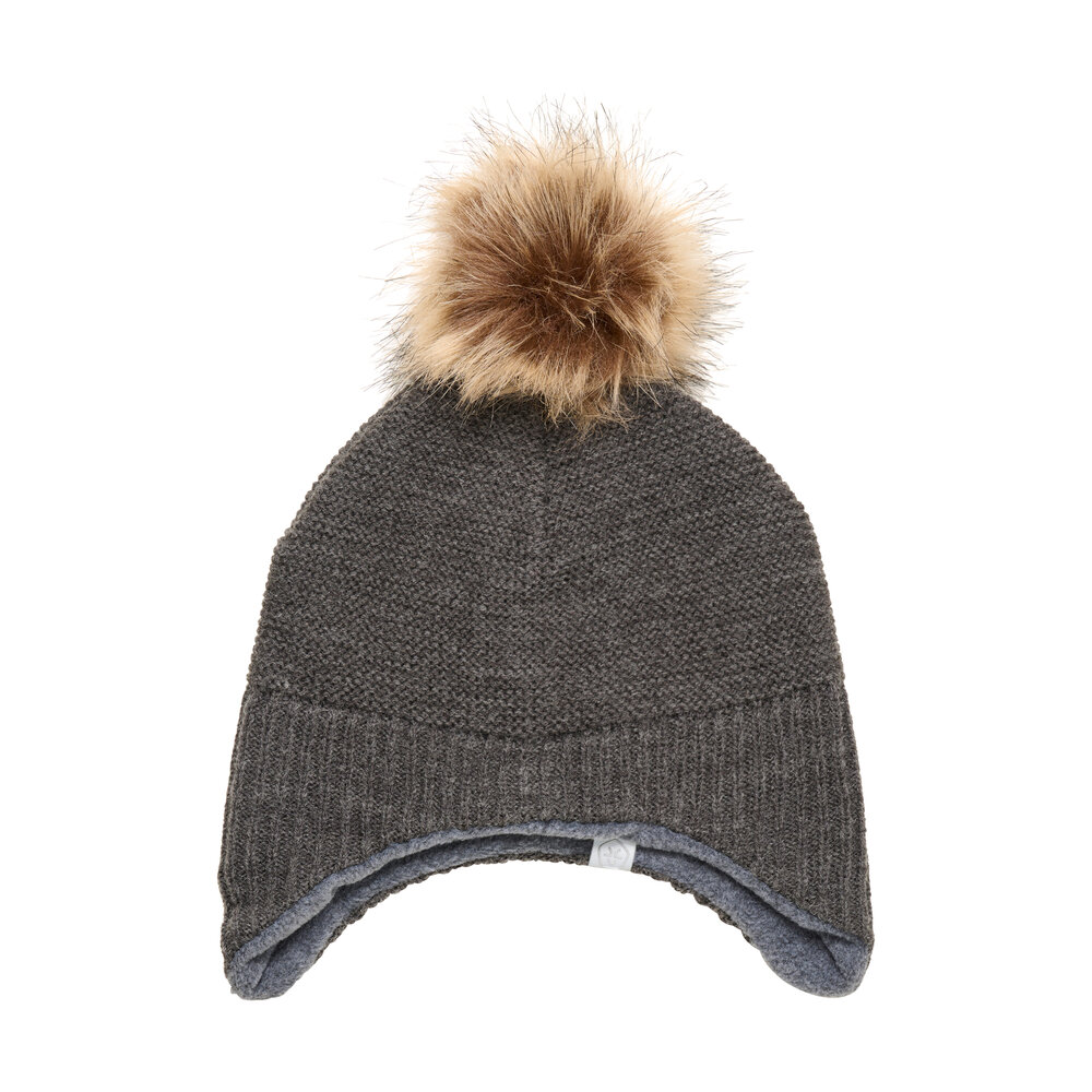 Baby Hat M Fake Fur - Phantom - 48